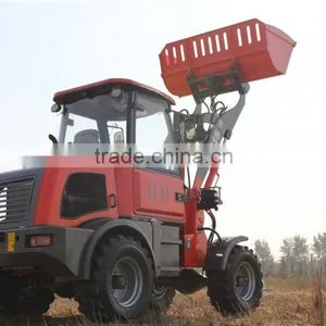Everun 1500kg Agricultural Mini Loader ER15 CE Mini Wheel Loader--Hoflader for Sale thumbnail-6
