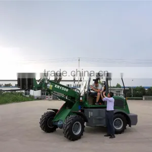 EVERUN New Design Telescopic Arm Mini Wheel Loader ER1500 thumbnail-1