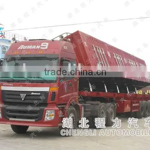 FUWA Axle Hydraulic Dump Truck Trailer Sale thumbnail-1