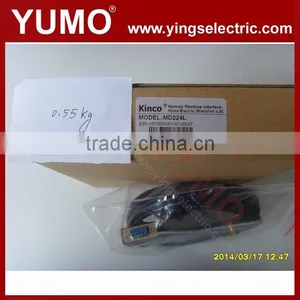 Kinco 4.3"STN Single Color HMI Text MD224L 192 X 64 20 Keys Programming Cable Software Text Panel HMI thumbnail-5