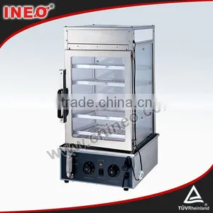 Fast Food Commercial Electric Bun Steamer/Glass Display Food Steamer thumbnail-1