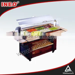 Restaurant Buffet Refrigeration Equipment/Refrigerator Display Showcase/Food Showcase Refrigerator thumbnail-1
