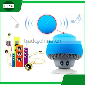Mushroom Silicone Music Amplifier Mobile Phone Sucker Stand Holder Sound Box Mini Portable Waterproof Wireless Bluetooth Speaker thumbnail-1