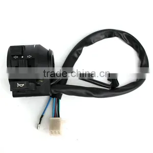 Top Selling Design Universal 12V Motorcycle 7/8'' Handlebar Horn Turn Signal Electrical Start Button Switch Black Best Promotion thumbnail-4