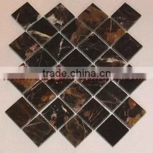 NATURAL BLACK AND GOLD ( MICAHEL ANGELO ) MOSAIC TILES thumbnail-1