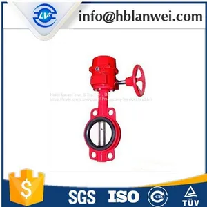 Ductile Iron Single Wafer Type Manual Butterfly Valve thumbnail-5