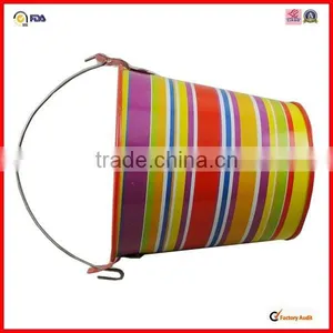 Manufactory Colored Handle Galvanized Colored Tin Buckets thumbnail-3