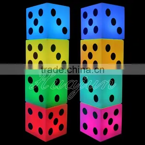 Led Glow Cube Stool / Color Changing Led Stool thumbnail-1