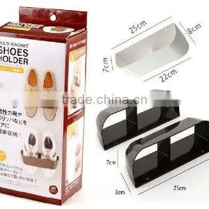 Plastic Shoe Holder ,Plastic Shoe Box ,Wall Mounted Magnet Shoe Holder thumbnail-1