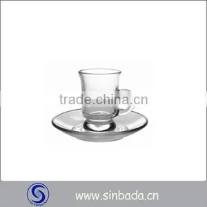2014 Wholesale Glass Tea Cup and Saucer Sets thumbnail-1