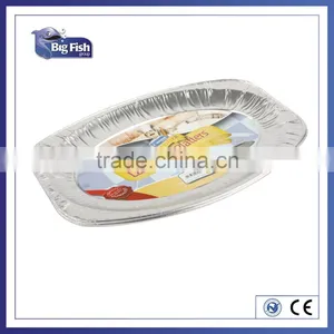 Foil Dishes Disposable Aluminum Foil Plates for Food thumbnail-1