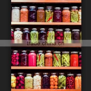 Haonai Wholesale Food Pickle Storage Glass Jar With Handle and Lid thumbnail-6
