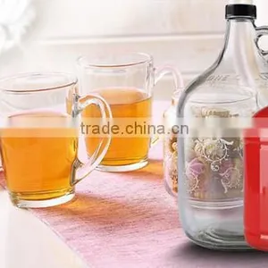 Glass Water Bottle Includes Plastic Screw Cap, 1 Gallon Capacity thumbnail-4