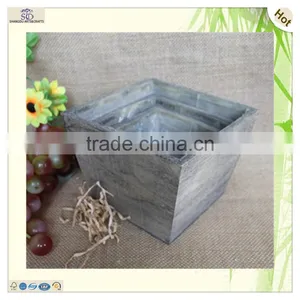 Natural Handmade Vintage Deep Wood Fodder Tray thumbnail-2
