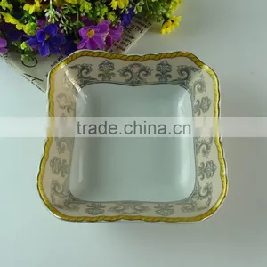 Hot Sale Porcelain Sauce Dish With Gold Decal, Small Sushi Shi , Cheap China Dish for Restaurant and Home Use in Good Quality thumbnail-3