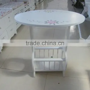 Modern Round Nesting Wooden Coffee Tables thumbnail-2