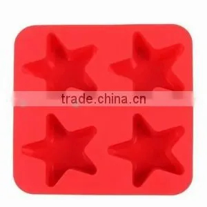 Customized Creatived Four Star Silicone Ice-tray thumbnail-1