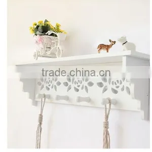 Elegant White Indoor Decoration Wall Hanging in Wooden thumbnail-1