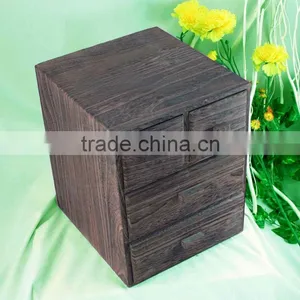 Multilayer Wooden Jewelry Storage Box thumbnail-1