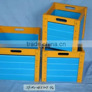 Wholesale Painted Wooden Box,wooden Crate thumbnail-1
