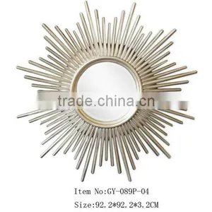 Unique Living Room Starburst Wall Mirror GY-089P-04 thumbnail-3