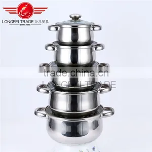 Stainless Steel Cooking Pot Kitchen Cookware thumbnail-1