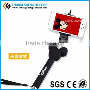 Selfie Stick With Bluetooth Shutter Button, Selfie Stick With Cable, Monopod Selfie Stick thumbnail-1