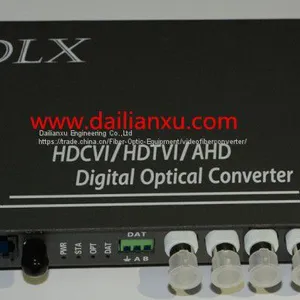 4channels 1080P/960P/720P HD-AHD HD Video Fiber Optical Transmitter and Receiver AHD Camera to Fiber Converter thumbnail-1