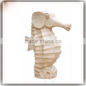 Modern Garden Sculpture Decoration Stone Hippocampus Sculpture thumbnail-3
