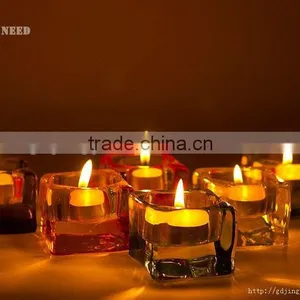 Plastic Acrylic Votive Crystal Candle Holder Decorations thumbnail-1