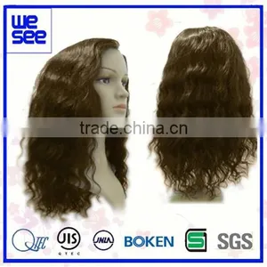 High Quality Long Wavy 100% Brazilian Virgin Remy Human Hair Wig thumbnail-1