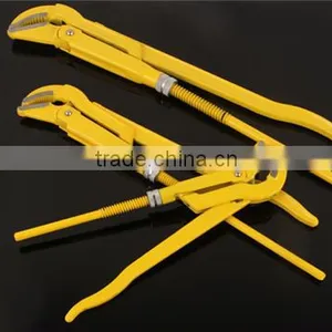 Carbon Steel Pipe Clamp Pliers Pipe Wrench Heavy Duty Pump Double Handle Pipe Clamp thumbnail-3