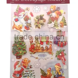 Scrapbook 3D Sticker, Hot Sale 3D Decoupage Stickers, Craft Gift Sticker for Decoration thumbnail-1