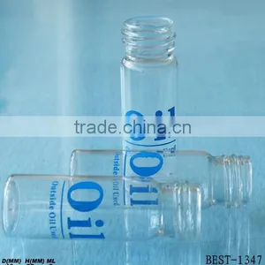 Various Size Blue Colored Test Tube Glass Screw Top Test Tube for Labor Use thumbnail-5