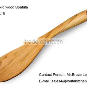 QianFeng Good Grip Wooden Spatula/Turner, Model: QF-315 thumbnail-1