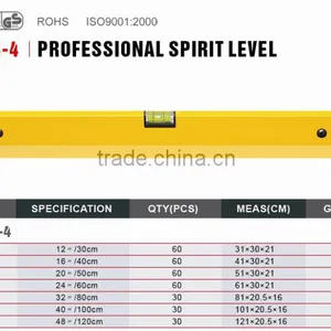 China Export 3vials Aluminum Alloy and Plastic Parts Spirit Level thumbnail-2