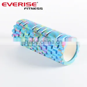 Color Mixed Deep Massage Camouflage Hollow EVA Foam Roller thumbnail-4