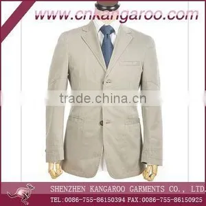2011 Mens 100%cotton 3-button Casual Jacket thumbnail-1
