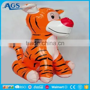 Hot Sale Cartoon Style Small Inflatable Tiger Kid Toy thumbnail-1
