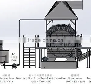 HTL-1223 Baby Rice Flake,wheat Flake Production Line thumbnail-1