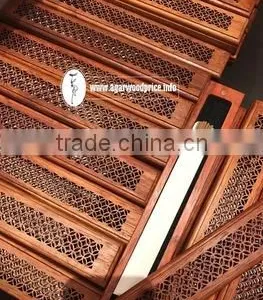 HEAVY HIGH QUALITY WOODEN INCENSE STICK BURNER thumbnail-1