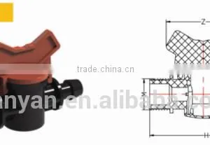 TY High Quality PP Compression Fittings IRRIGATION VALVE Eco-friendly Cheap Price Full Size Factory Price List Discount thumbnail-1