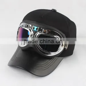New Style Leather Brim Or Bill Glasses Cap thumbnail-5