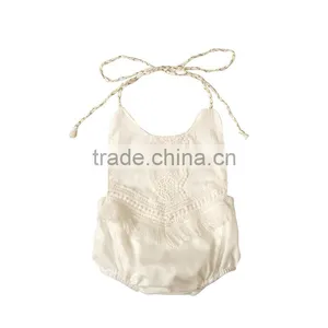 2017Boutique Baby Romper Fashion Summer New Design Comfortable Infant and Toddler Clothing Fringing Cute String Romper thumbnail-3
