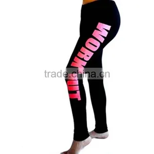 New Style Latest Fully Sublimation Printing Compression Tight Yoga Pants thumbnail-3