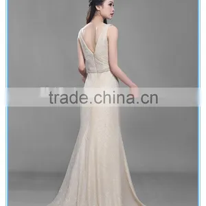 Flash Knitted Twill Fabric Cowl Neck Bias Cut Slim Ball Gown Evening Dress thumbnail-2