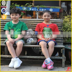 Fashion Custom Printing Design Short Sleeve T-shirt Kids Models thumbnail-1