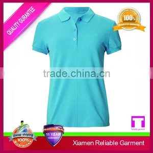 100% Cotton Body Fit Polo Shirt, Womens Square and Stripe Polo Shirt Clothing Wholesale Manufacturers thumbnail-6