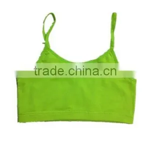 Seamless Zigzag Stitch Bra Open Sport Tank Top Cami Bra With Removeable Pad and Strap Clipper thumbnail-1