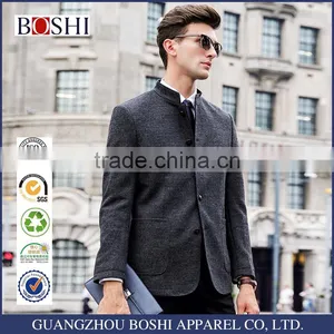 Latest Men Collar Designs Of Stand-away Collar Casual Jacket thumbnail-1